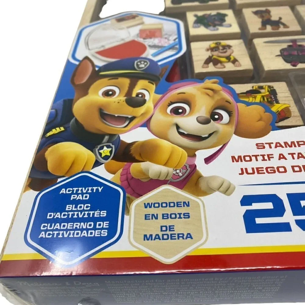 Melissa & Doug PAW Patrol Wooden Activity Stamp Set